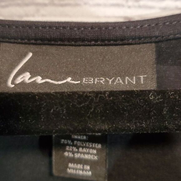 Lane Bryant blue and black striped sleeveless dress size 26 - Picture 4 of 10